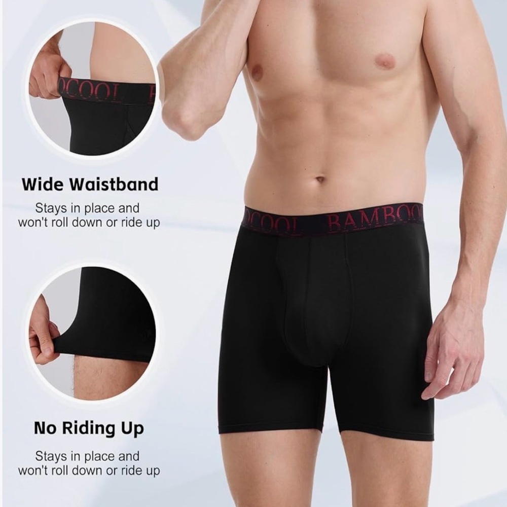BAMBOO Men's Boxer Briefs - Picture 4 of 7